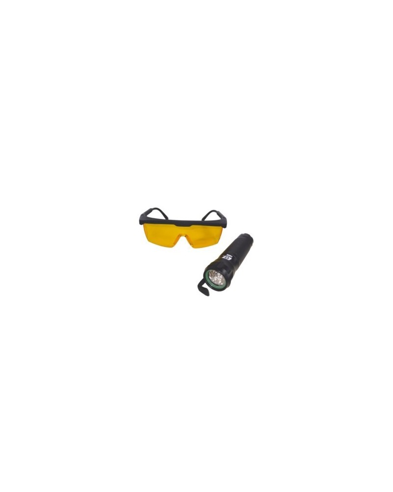 Lámpara y gafas de detección de fugas