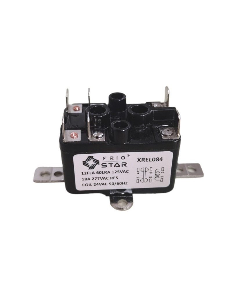 Relay 12FLA 60LRA 125V, Bobina 24V