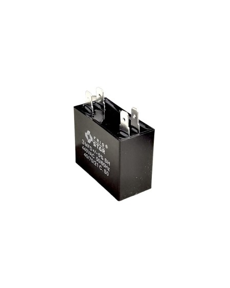 CAPACITOR CUADRADO 3.0 MF 440V 2 PATA