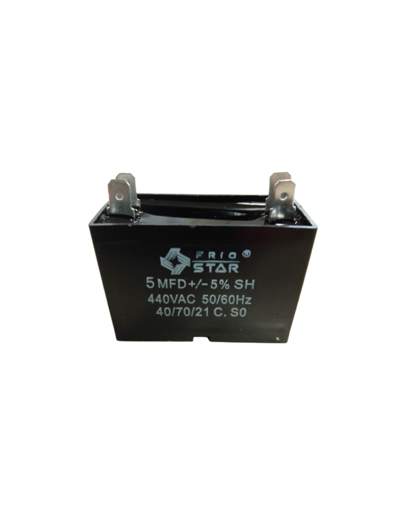 capacitor cuadrado 5.0 mf 440v 2 pata